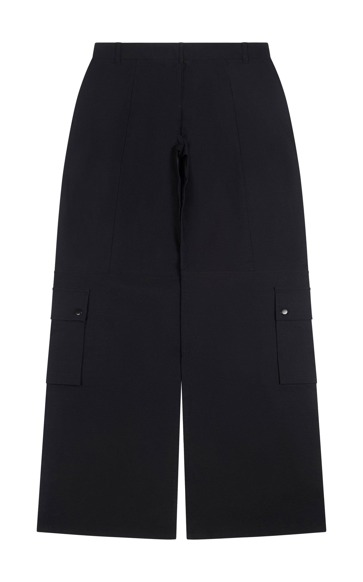 BLACK CARGO PANTS