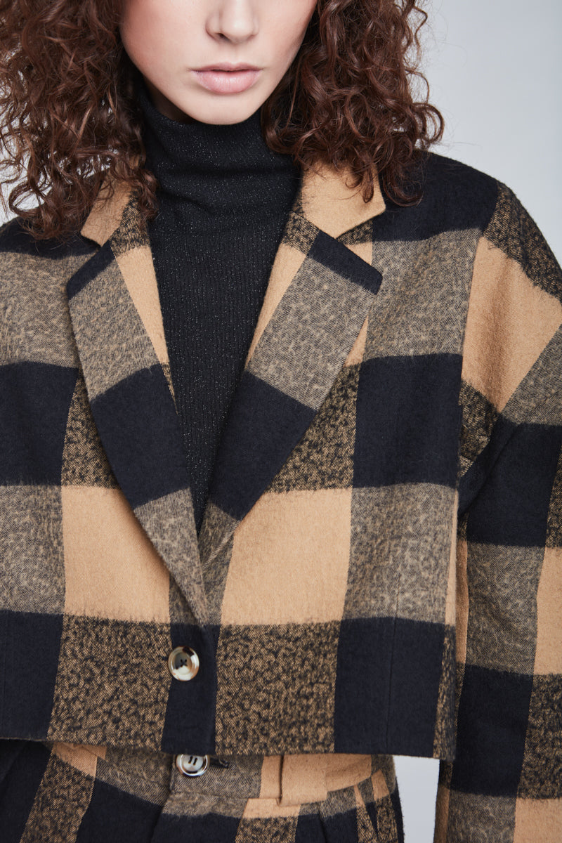 BOXY CROP JACKET - Faith Connexion