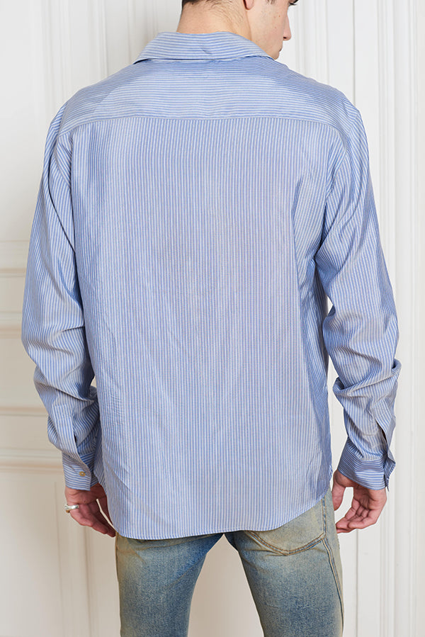 STRIPED POPLIN REGULAR SHIRT - Faith Connexion