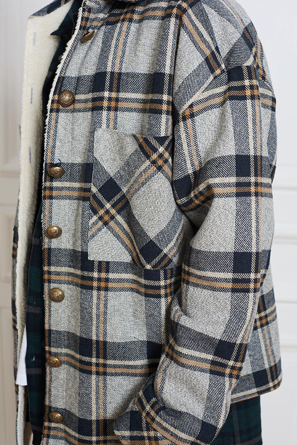 SHEARLING OVERSIZED SHIRT - Faith Connexion