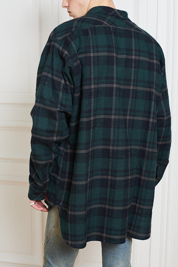 GREEN CHECK SHIRT - Faith Connexion