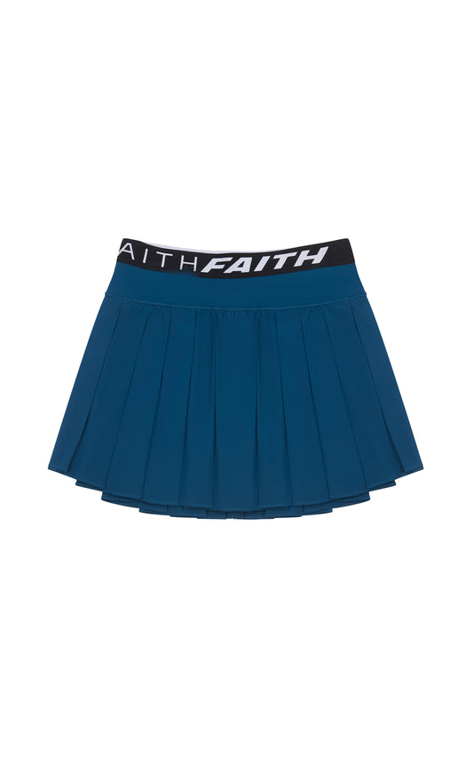 SAILOR BLUE LULU PLEATED TENNIS SKORT