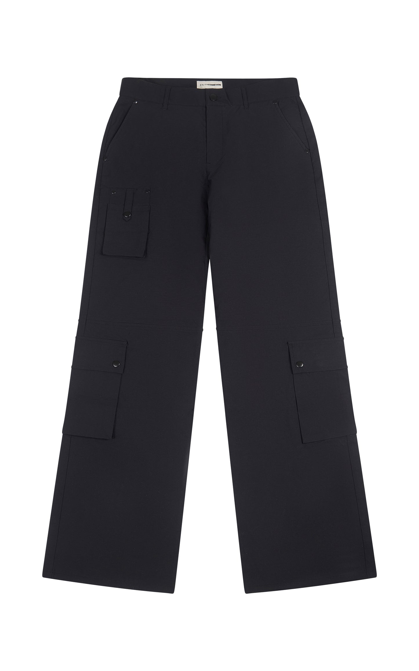 BLACK CARGO PANTS