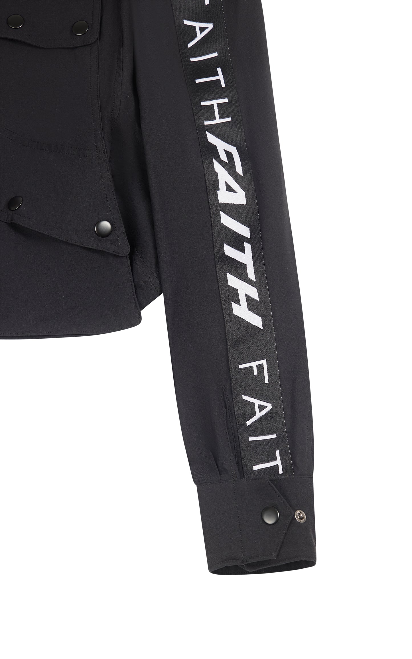 BLACK VANESSA CROPPED PARKA
