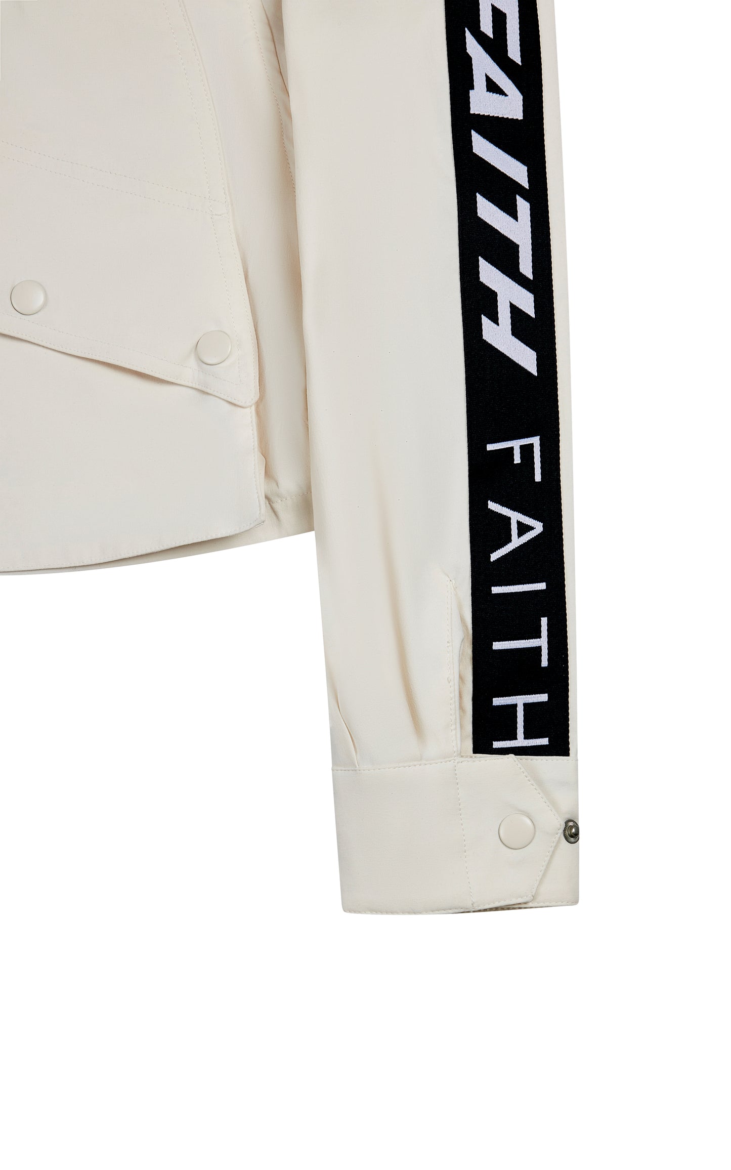 OFF WHITE VANESSA CROPPED PARKA