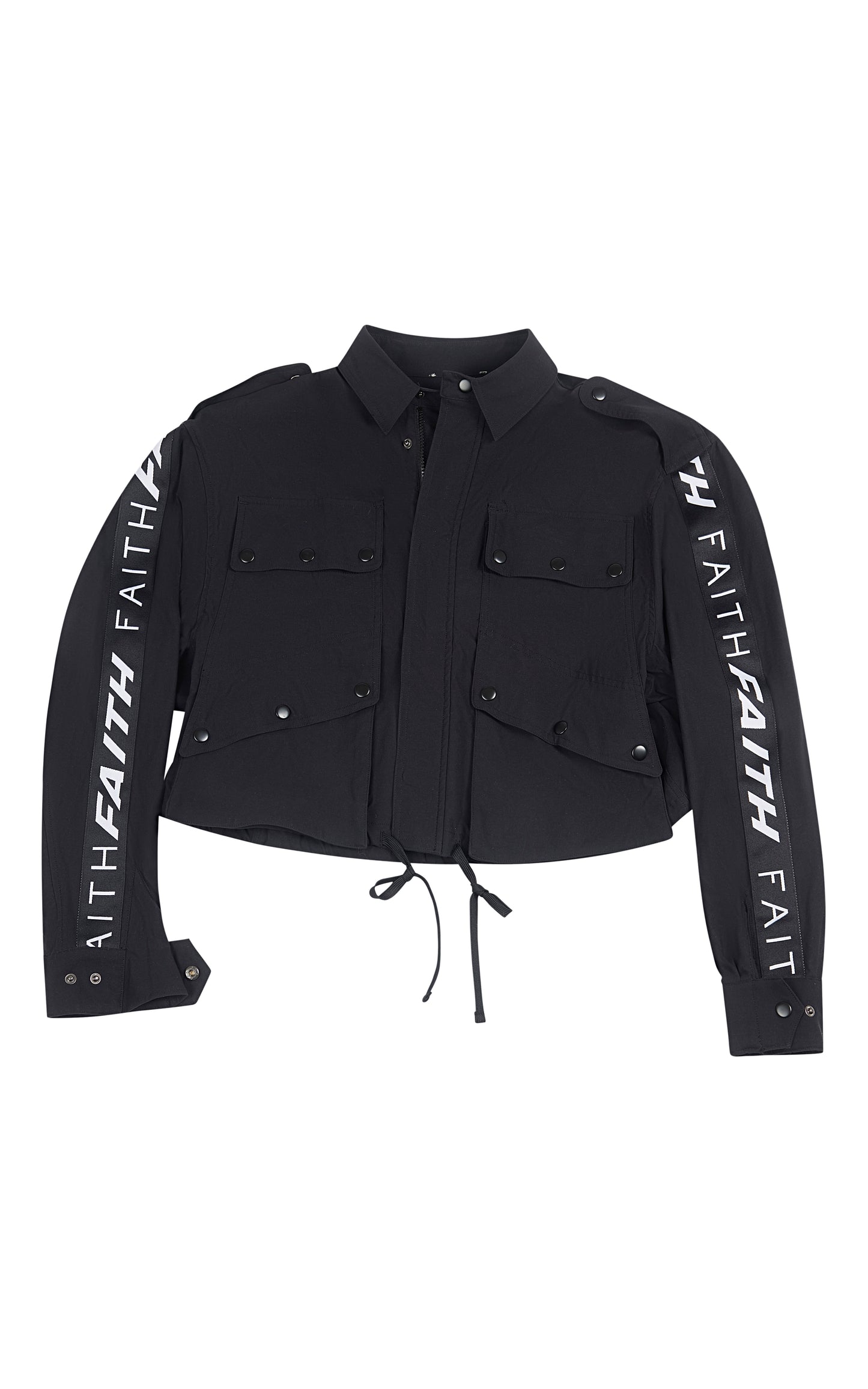 BLACK VANESSA CROPPED PARKA