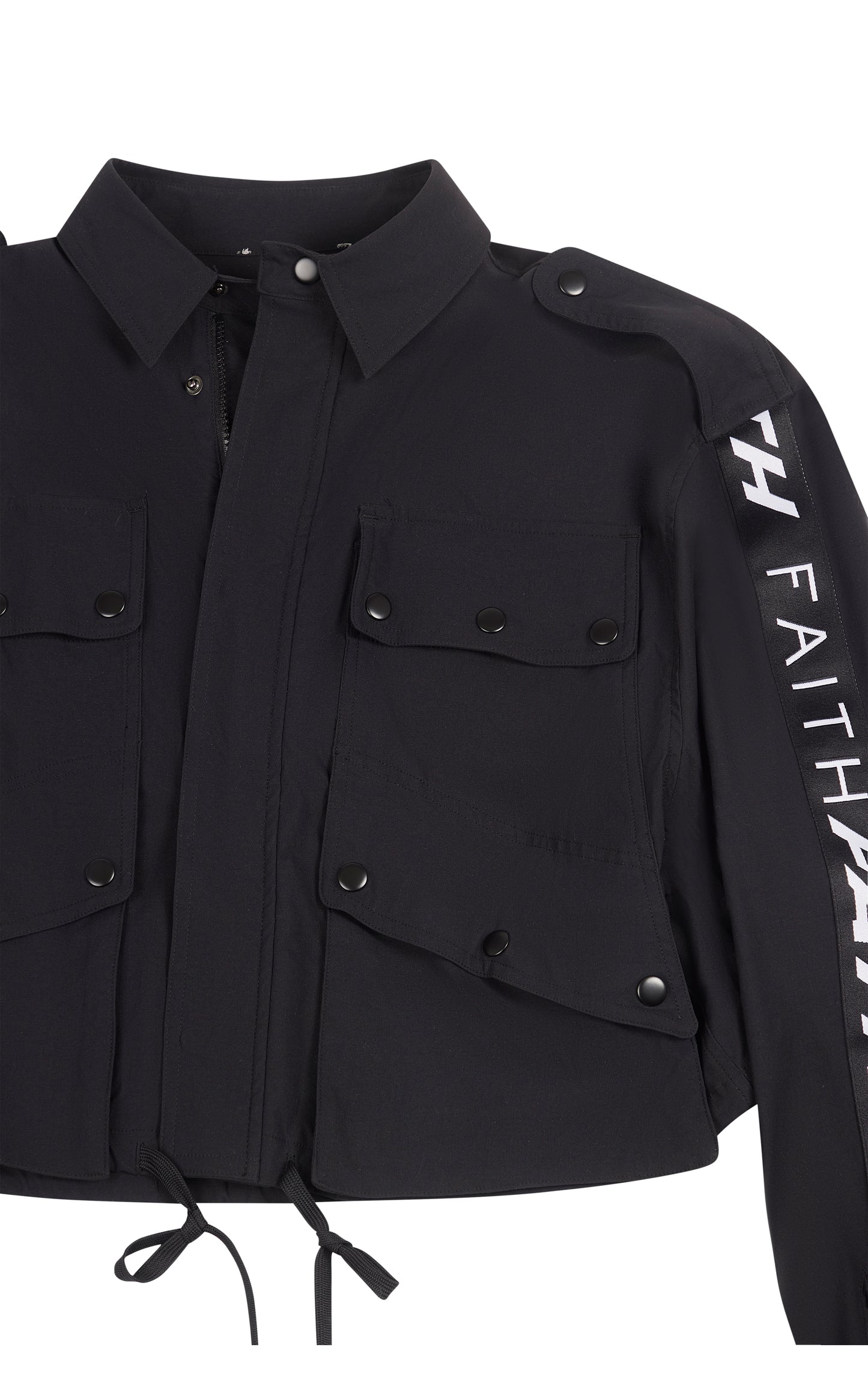 BLACK VANESSA CROPPED PARKA