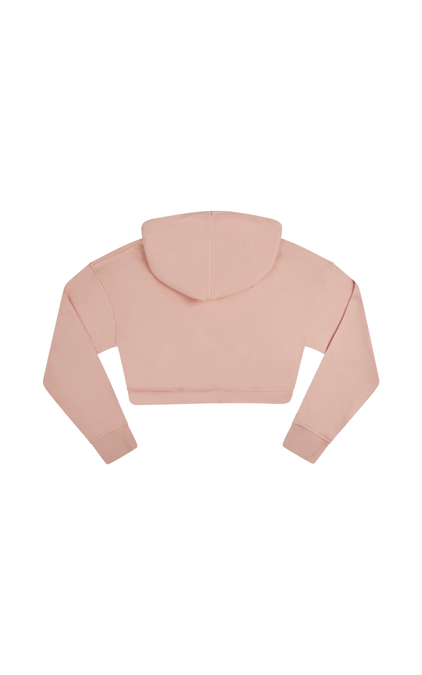 DUSTY PINK ERIKA LOGO CROPPED HOODIE