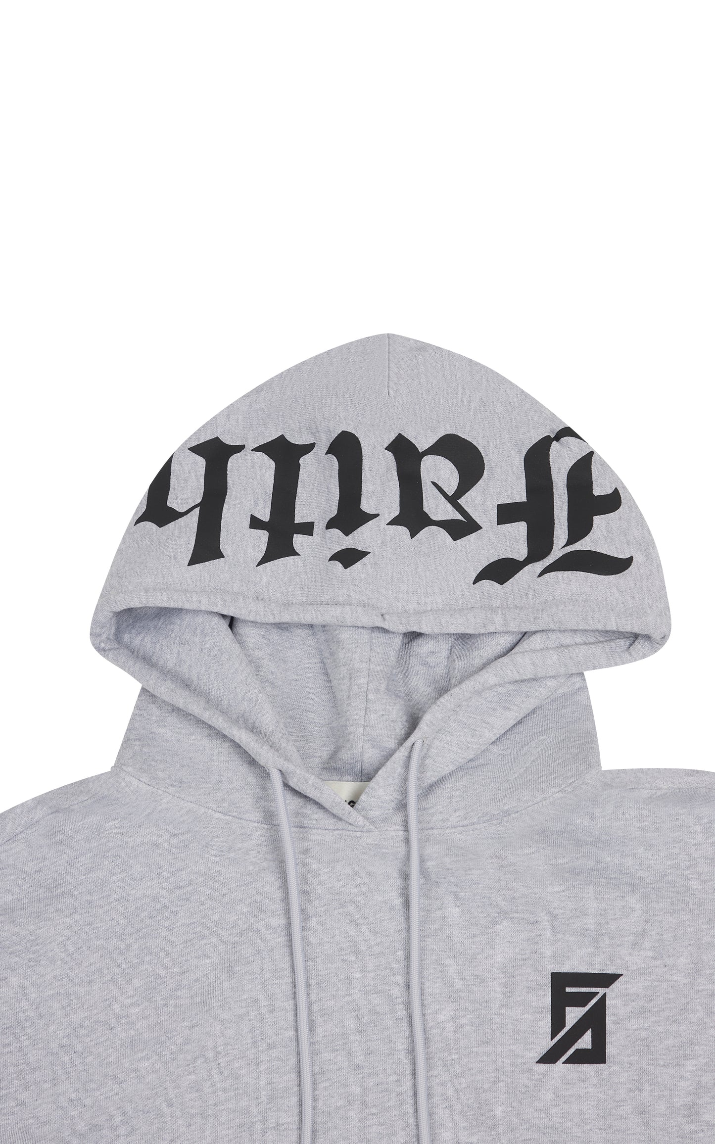 GREY FAITH OVERSIZED HOODIE