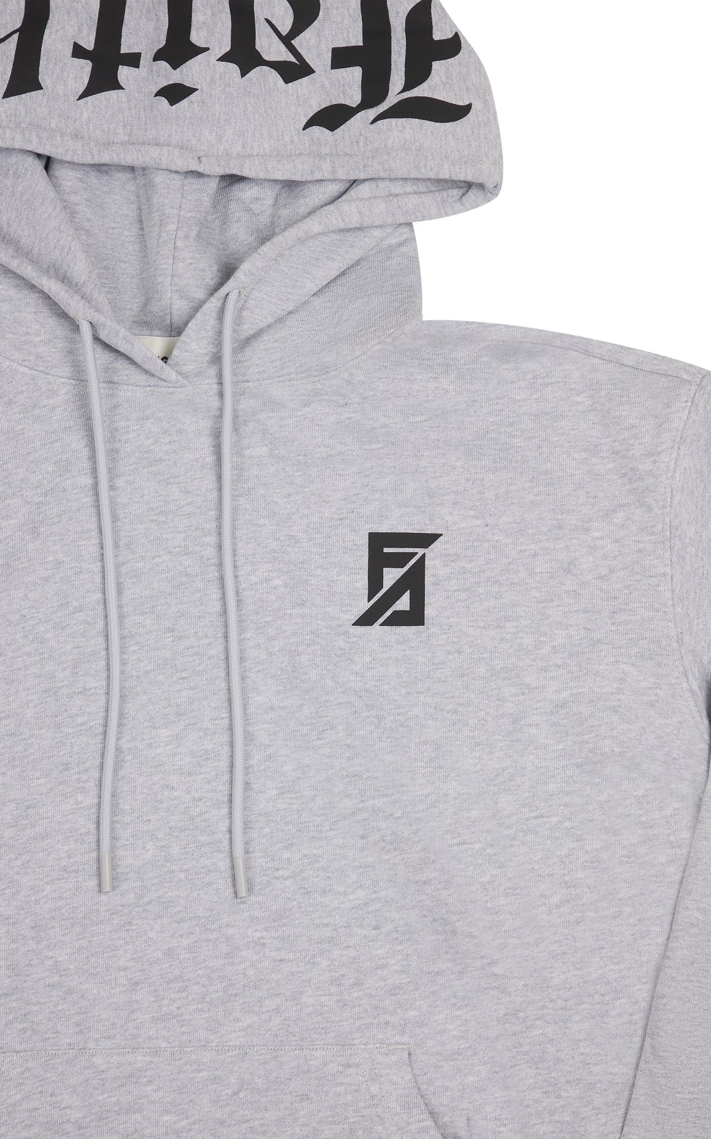 GREY FAITH OVERSIZED HOODIE