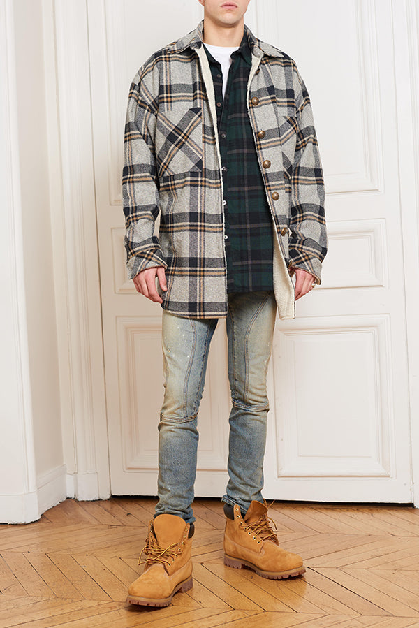 SHEARLING OVERSIZED SHIRT - Faith Connexion