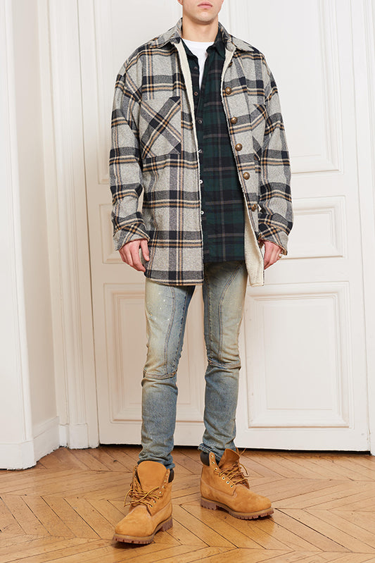 SHEARLING OVERSIZED SHIRT - Faith Connexion