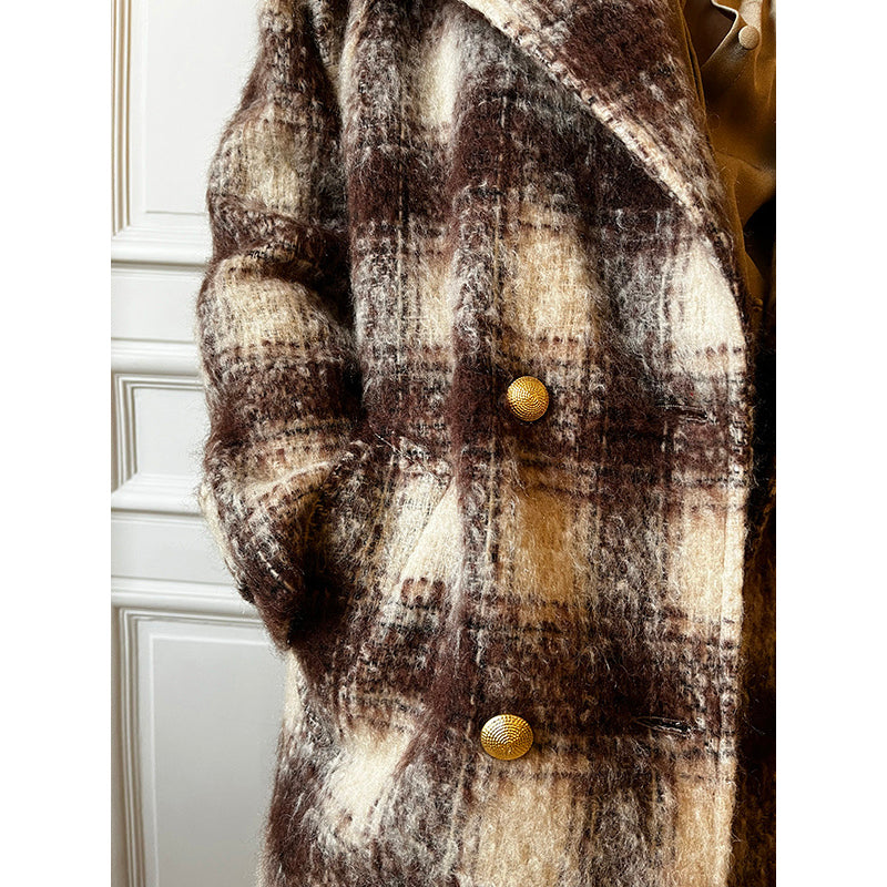 TAILORED CHECK COAT - Faith Connexion