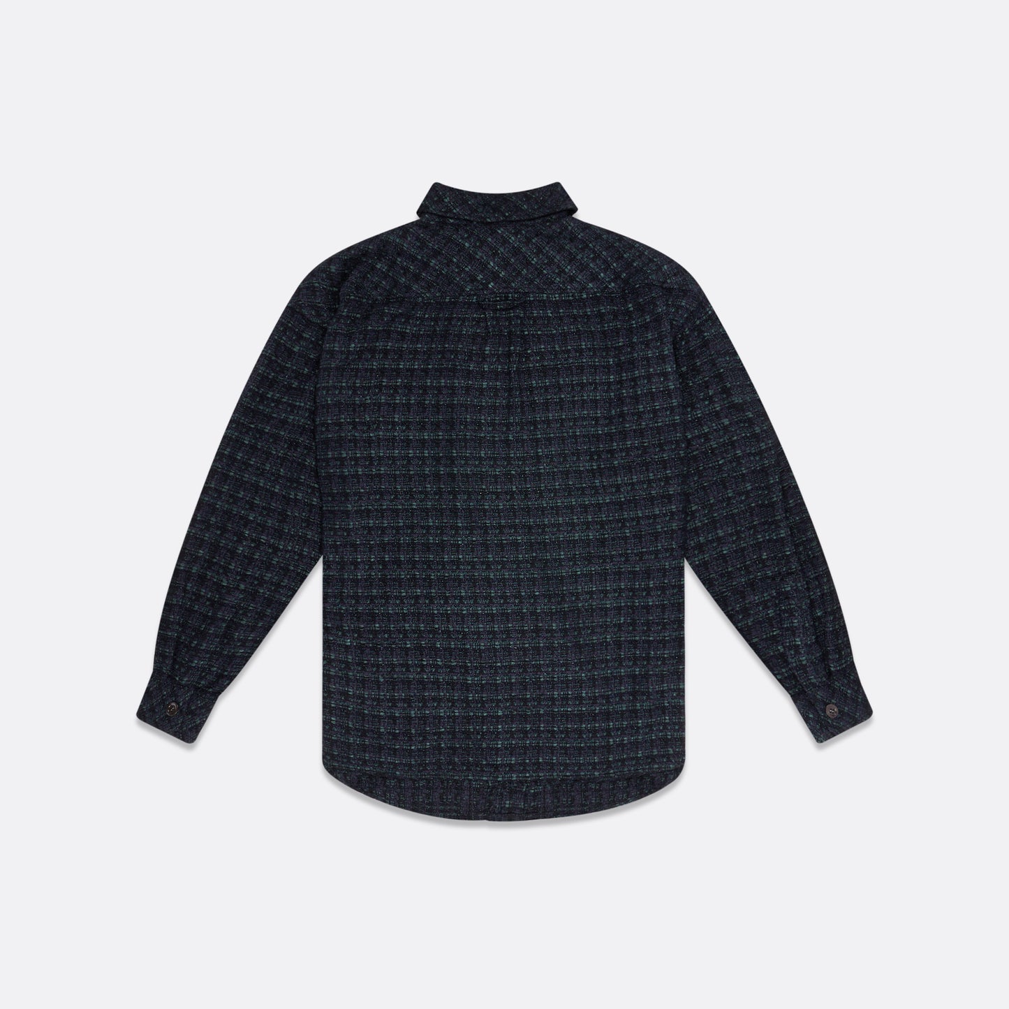 UNISEX OVERSIZED GREEN TWEED SHIRT