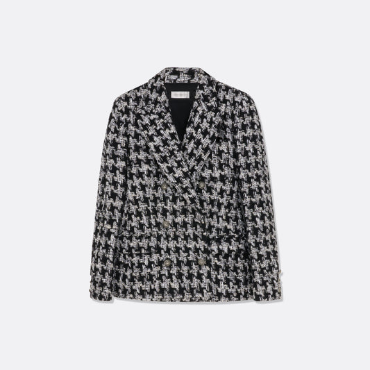 DOUBLE BREASTED TWEED JACKET