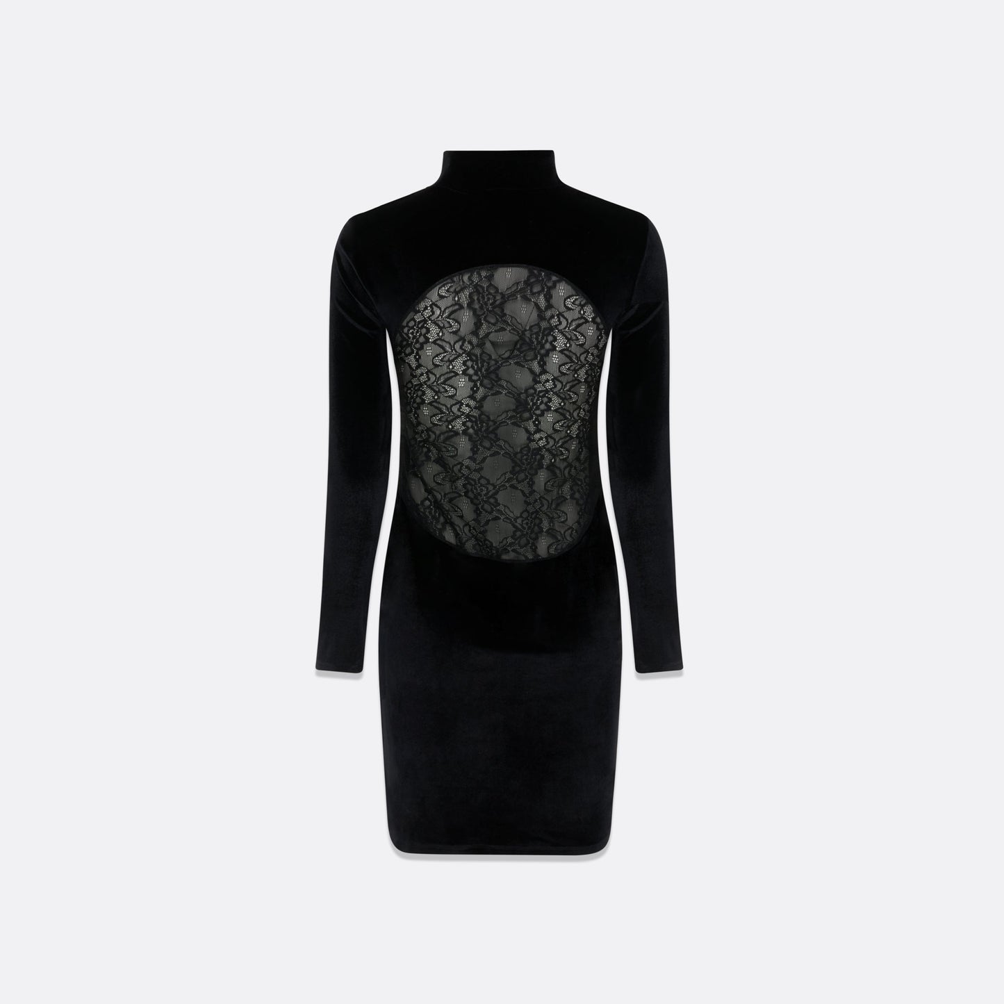 VELVET BALCONETTE DRESS