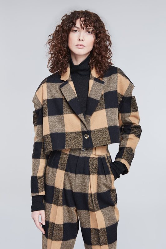 BOXY CROP JACKET - Faith Connexion
