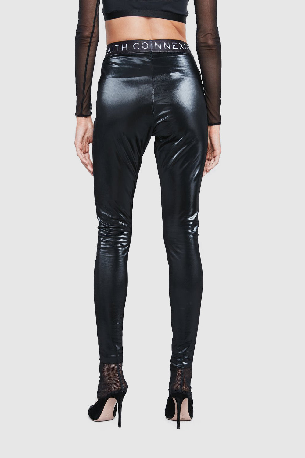 COTTON BLACK LEGGINGS - Faith Connexion